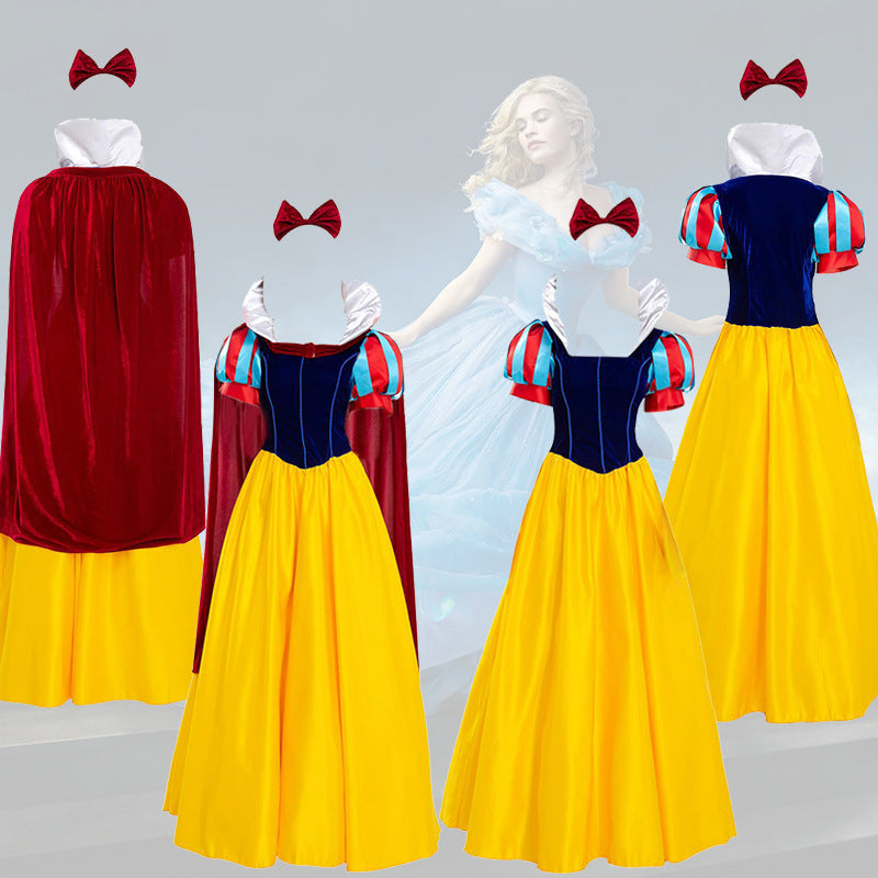 Halloween Snow White Dress Snow White and Dwarfs Game Uniform Adult Stage Performance cos Dress