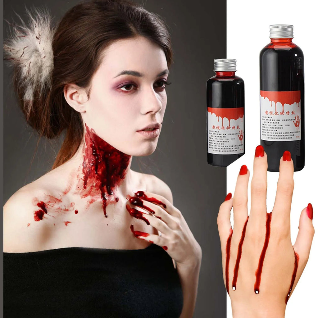 Cos ultra-réaliste faux sang/Simulations humains humains dents hématopoiétiques/accessoires vomissements comestible Pulpbtmv Halloween
