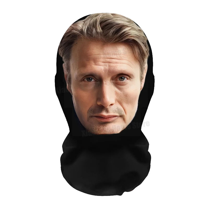 Masque Balaclava 3D Amusant pour Halloween, Cosplay, Jeu de Rôle, Protection Solaire, Cyclisme, Farce, Cache-Cou Unisexe